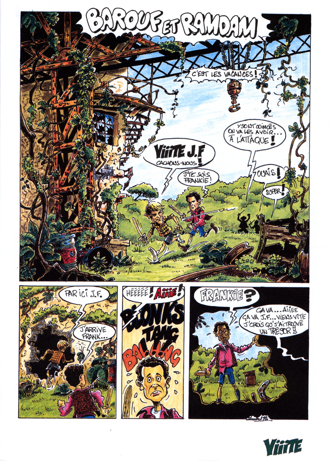 Barouf & Ramdam — bande dessinée, planche 1